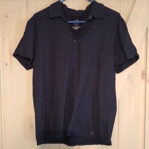 3 for $30!  Armani Exchange, blue polo shirt